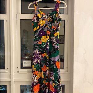 Floral Maxi Dress with Bold Colors
